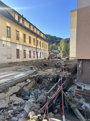 Gogolova po povodni v září 2024