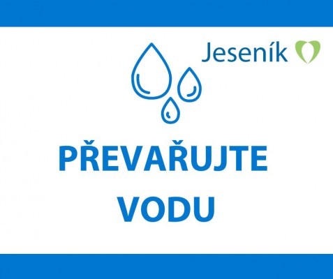 Vak Jesenicka: Doporučení k převařování vody z veřejného vodovodu