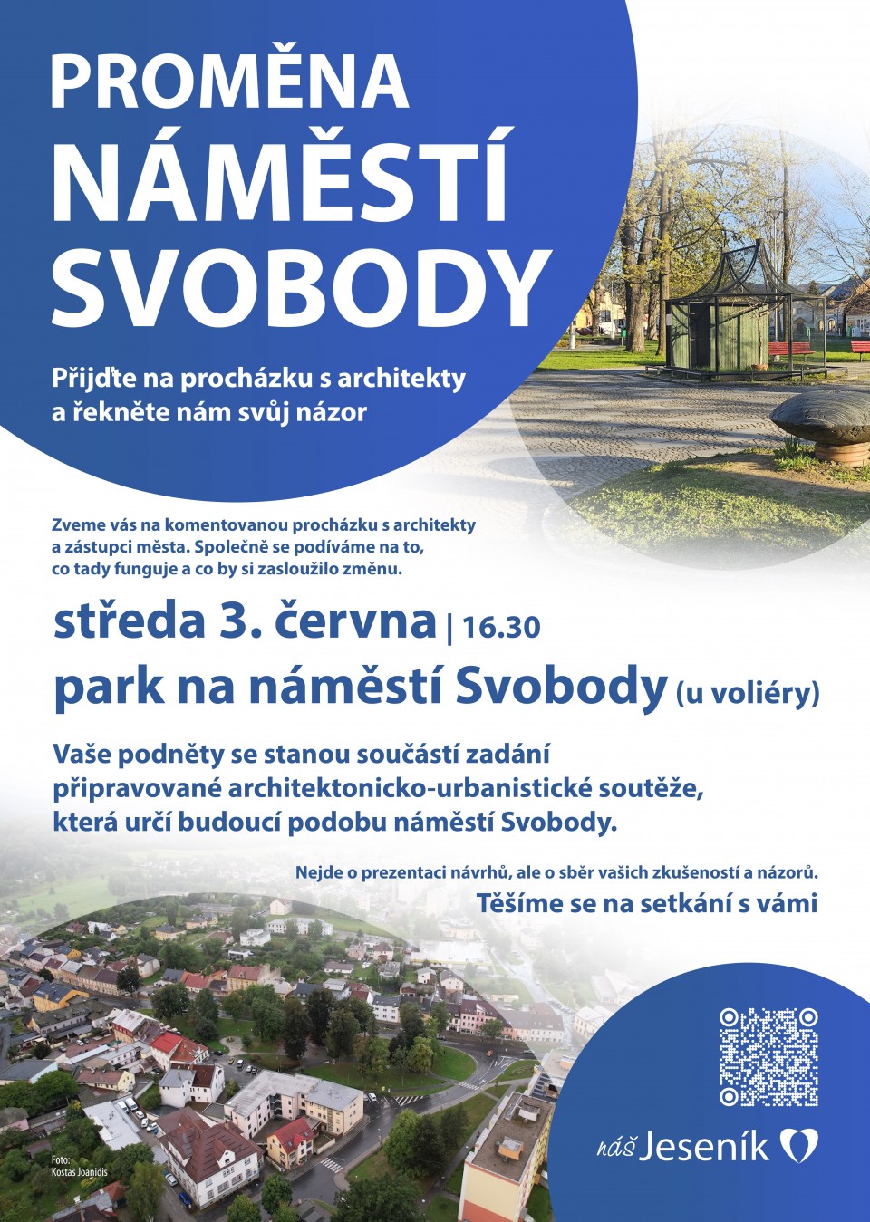 Pozvánka na setkání k budoucnosti nám. Svobody