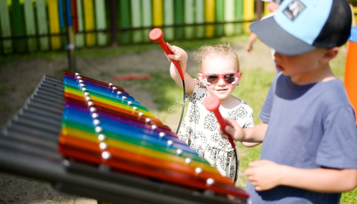 Hudební hřiště – Venkovní zvukový svět pro děti