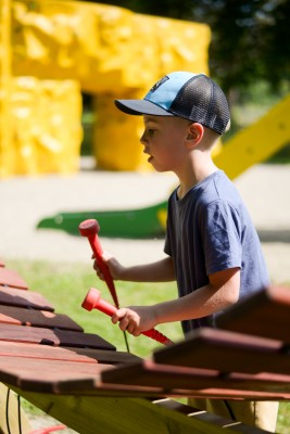 Hudební hřiště – Venkovní zvukový svět pro děti