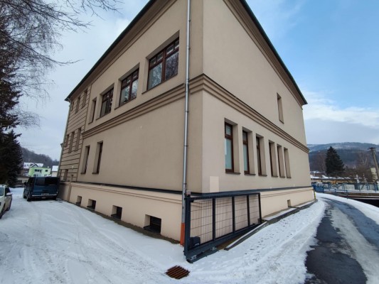 Obnovená část budovy O. Březiny (leden 2026)