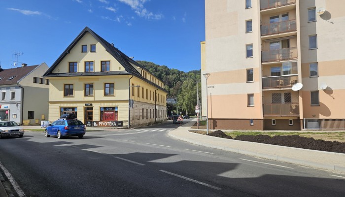 Ulice Gogolova (obnova po povodních)