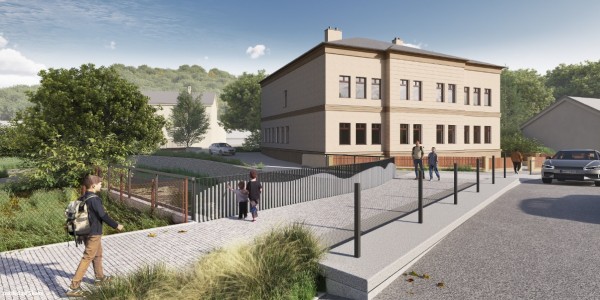 Vizualizace nové lávky (HUA HUA ARCHITECTS s.r.o.)