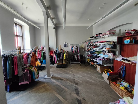 Jesenický sociální šatník.