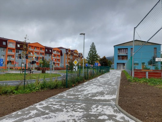 DDH Jeseník - plocha pro jízdu zručnosti