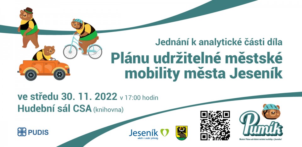 Přijďte diskutovat: Plán udržitelné městské mobility
