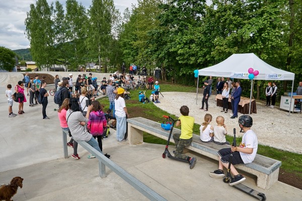 Dlouho očekávaný skatepark byl slavnostně otevřen