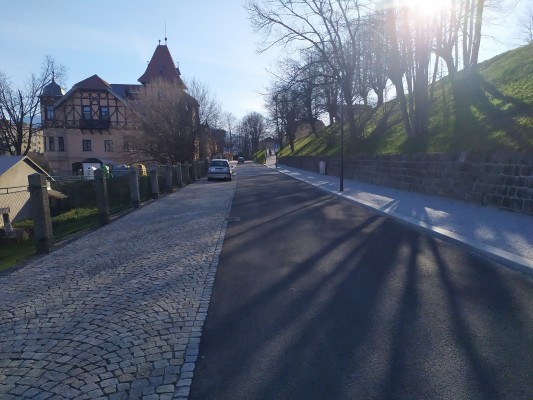 Oprava místní komunikace ul. Tyršova, město Jeseník