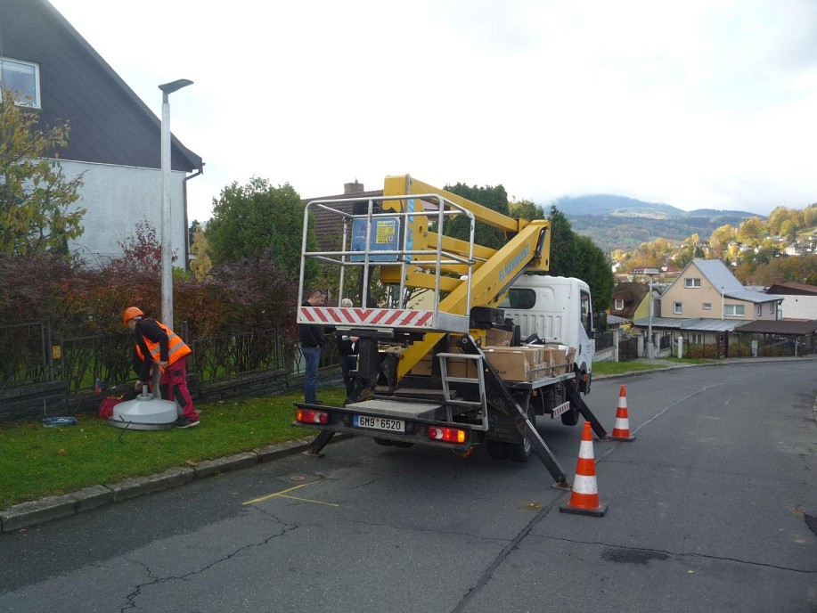 Modernizace veřejného osvětlení v Jeseníku úspěšně pokračuje